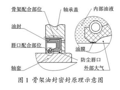 淺談骨架油封密封原理與早期失效的原因