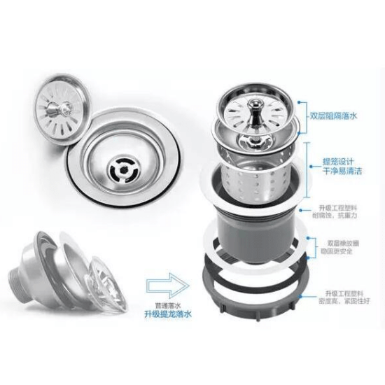 水槽底部漏水，防水層脫膠，怎么修？